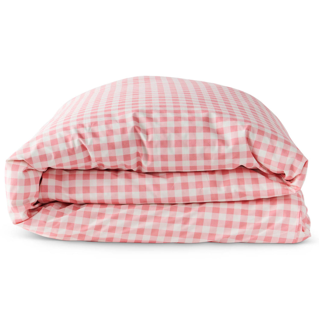 Kip & Co - Gingham Candy Organic Cotton Quilt Cover - Queen