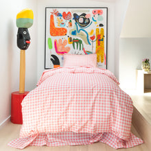 Load image into Gallery viewer, Kip &amp; Co - Gingham Candy Organic Cotton Quilt Cover - Single
