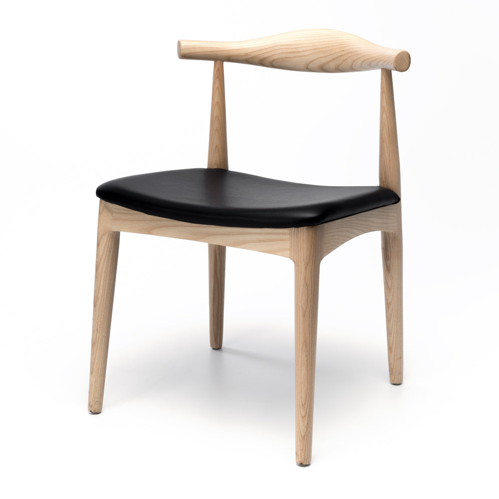 Elbow Dining Chair - Natural Oak