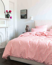 Load image into Gallery viewer, Kip &amp; Co - Gingham Candy - Single Organic Cotton Pillowcase
