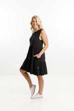 Load image into Gallery viewer, Homelee Kylie Singlet Dress - Black
