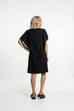 Load image into Gallery viewer, Homelee Lola Dress - Black with Black Sleeves
