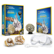 Load image into Gallery viewer, National Geographic Break Open 2 Real Geodes Kit
