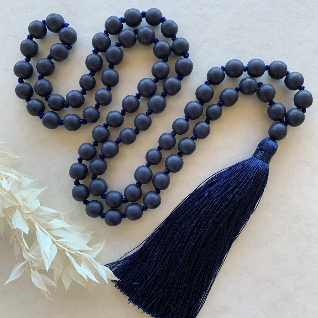 Tassel Necklace - Navy