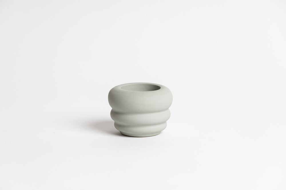 Ned Collections Eden Tea Light - Glimmer Grey