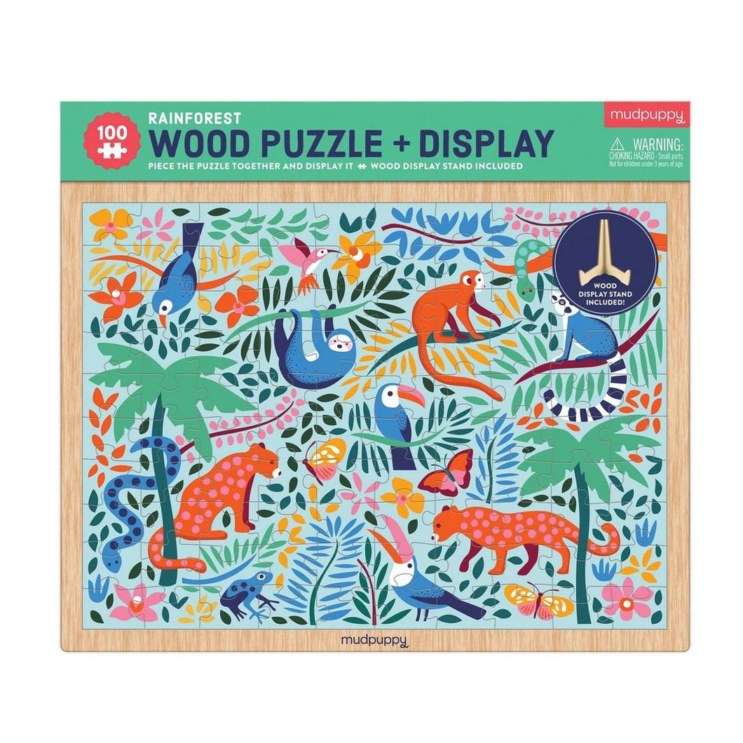 Mudpuppy Rainforest Wood Puzzle