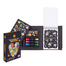 Load image into Gallery viewer, Tiger Tribe - Glow Friends Neon Colouring Set
